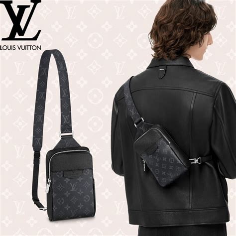 louis vuitton m30741|Louis Vuitton Outdoor Slingbag Taigarama Noir Black .